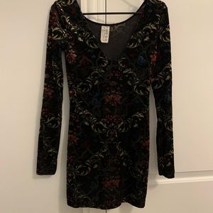 Free People Velvet Mini Dress